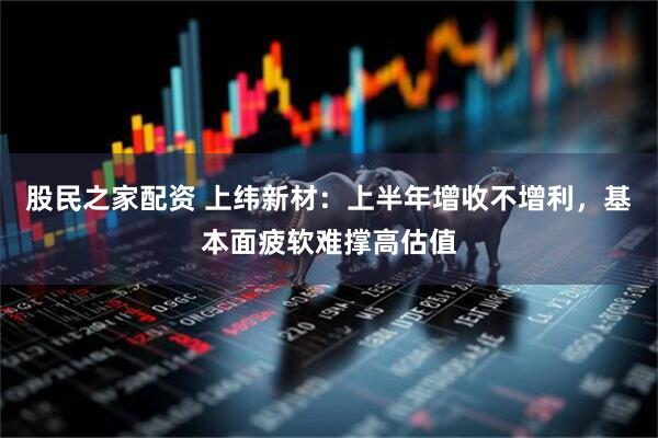 股民之家配资 上纬新材：上半年增收不增利，基本面疲软难撑高估值