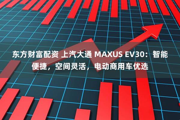 东方财富配资 上汽大通 MAXUS EV30：智能便捷，空间灵活，电动商用车优选